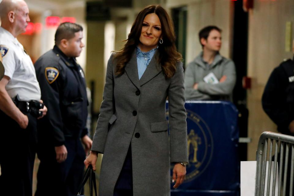 Donna Rotunno, attorney for Harvey Weinstein, arrives at court for his rape trial, in New York (AP)