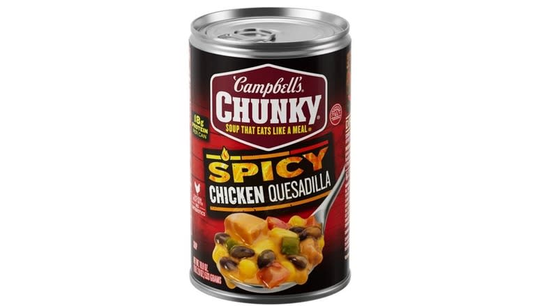 chunky spicy chicken quesadilla soup