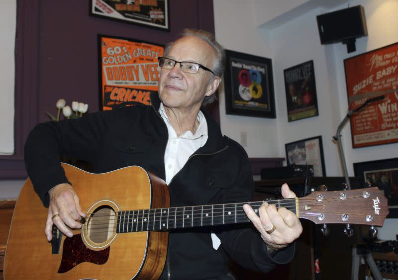 Bobby Vee, aka Robert Thomas Velline, was a 1960s teen idol and American pop singer who scored 38 Hot 100 chart hits. He first gained fame as a teenager when he filled in for Buddy Holly at a Minnesota gig after Holly was killed in a plane crash. Vee died on Oct. 24 from complications of early onset Alzheimer’s disease. He was 73. (Photo: AP)