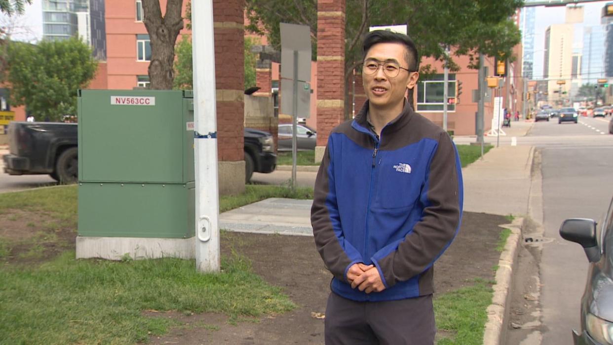 Paths for People director Jason Wang said a relaunch of its initiative to identify gaps in the city's sidewalk network is necessary to help identify mobility barriers. (Craig Ryan/CBC - image credit)