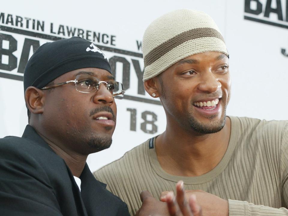 Lawrence and Smith at the ‘Bad Boys II’ premiere in 2003 (Getty Images)