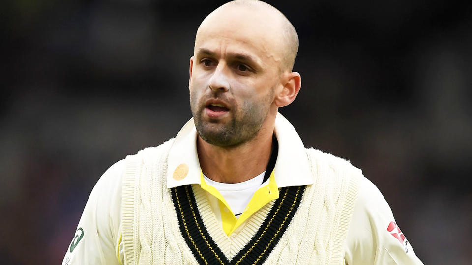 Nathan Lyon, pictured here in action during the fourth Ashes Test.