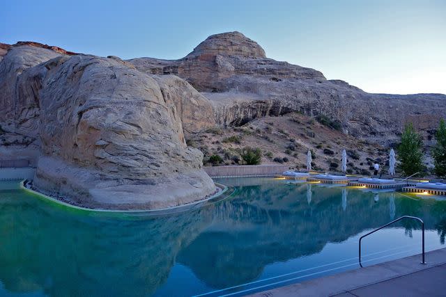 <p><a href="https://commons.wikimedia.org/wiki/File:Amangiri_Pool_at_Sunset.jpg" data-component="link" data-source="inlineLink" data-type="externalLink" data-ordinal="1">Steve Jurvetson</a>/Wikimedia Commons/CC BY 2.0</p>