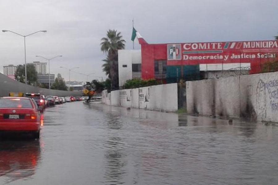 ¿Qué puntos en Tijuana tienen encharcamientos por la lluvia?
