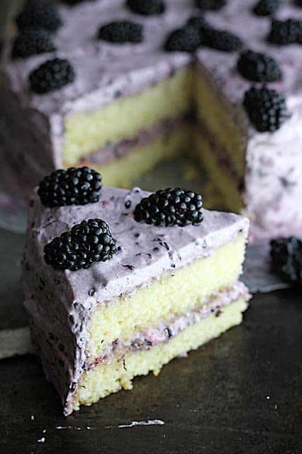 Blackberry Lime Cake