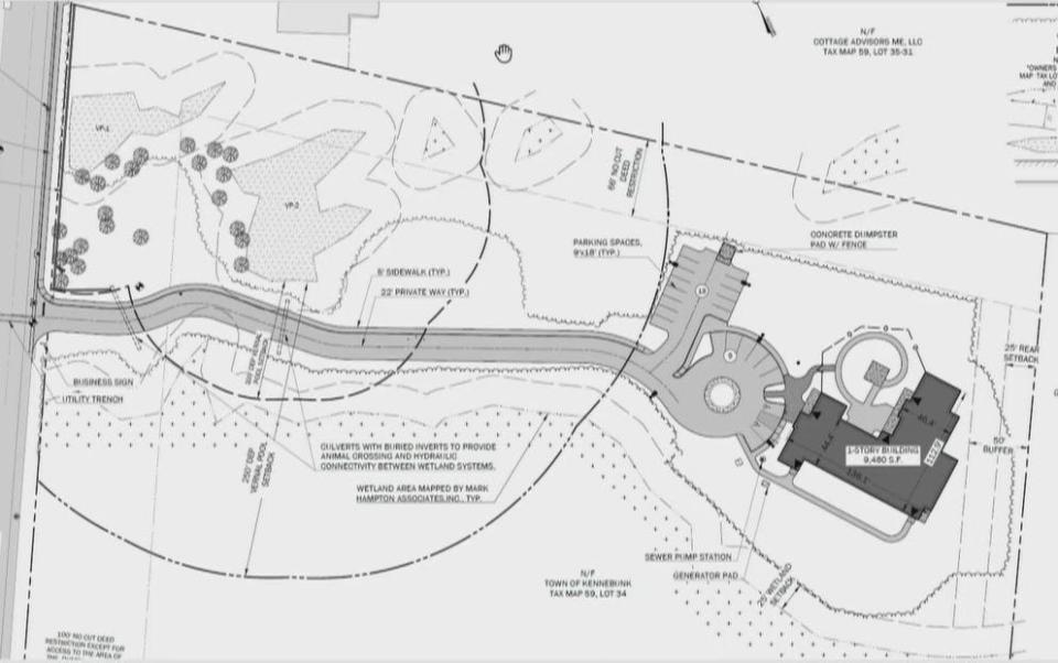 These plans show the layout for The Mooring of Kennebunk, a new memory care facility to be built off York Street in Kennebunk, Maine, now that it has the approval of the local planning board.