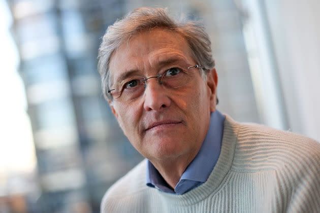 Italian director of the European Medicines Agency (EMA), Guido Rasi, poses for a portrait at the organisation's headquarters at Canary Wharf in east London on January 20, 2017. - Staff at the European Medicines Agency are facing an uncertain future, its director Guido Rasi told AFP from the London headquarters which will likely be relocated due to Brexit. The Italian microbiology professor describes the 