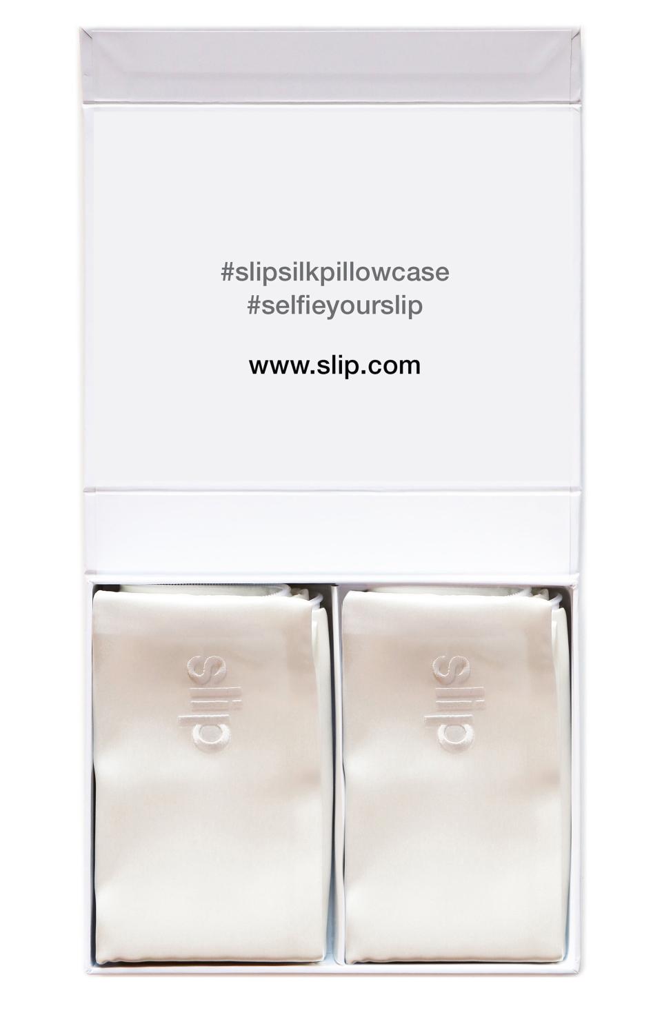 3) Pure Silk Queen Pillowcase Duo