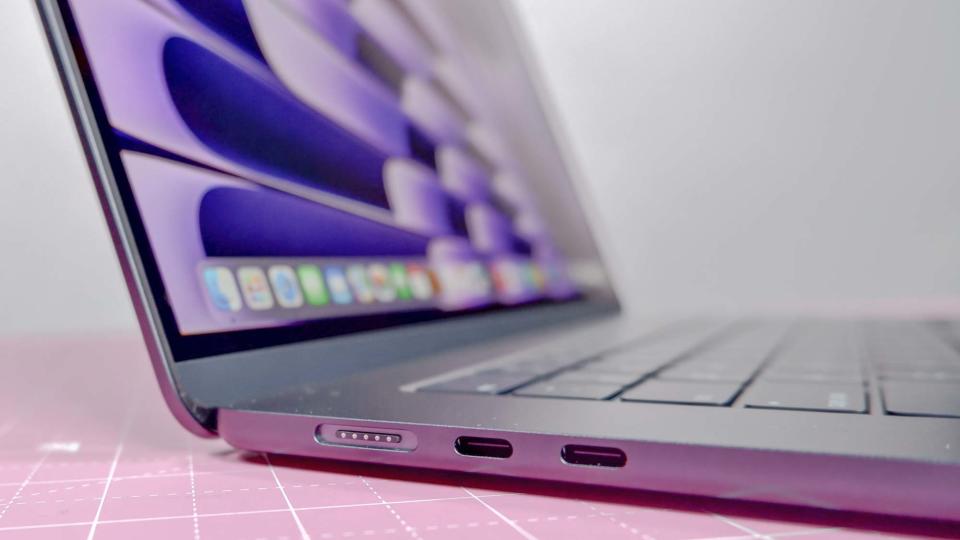 2023 MacBook Air 15-inch M2 shown open on a surface