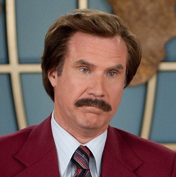 Will Ron Burgundy do play-by-play for the San Diego County Credit Union Holiday Bowl? Probably not, but it would be better if he did.