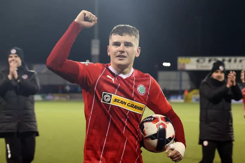 Photo showing Cliftonville’s Ronan Hale