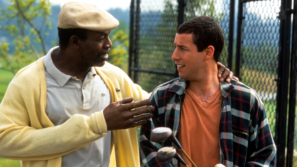 Chubbs Peterson, left, played in 'Happy GIlmore' by the late Carl Weathers, is one of the most memorable characters of the 1990s.