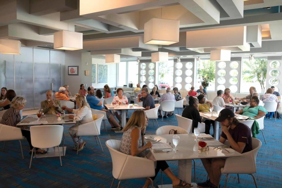 Students and faculty of the International Culinary Institute in Myrtle Beach serve up dishes featuring locally-grown ingredients. The Fowler Dining Room restaurant, part of Horry-Georgetown Technical College is operated by culinary institute students in their second-and-final year of the program from Monday through Thursday for lunch. September 19, 2022.