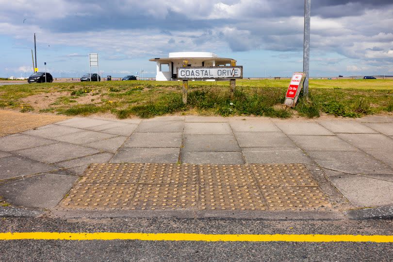 New yellow lines have appeared on Coastal Drive in New Brighton