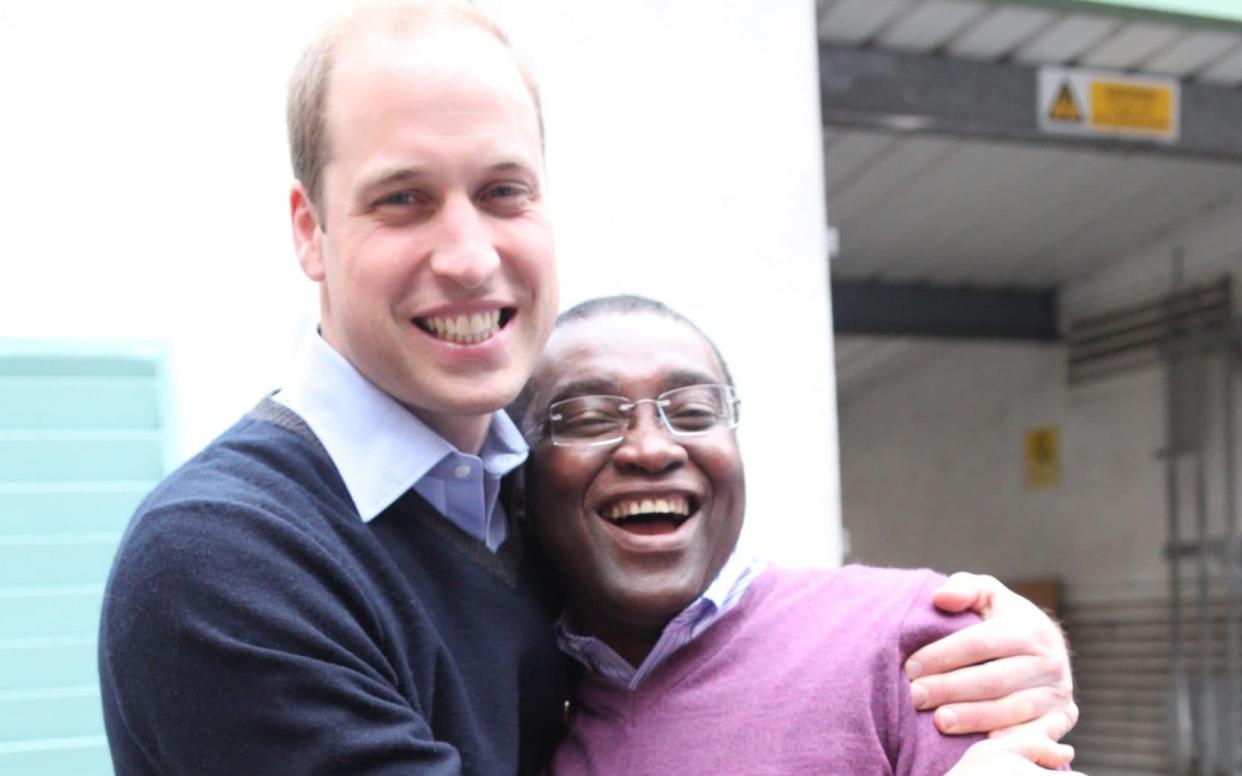 Prince William & Centrepoint Chief Executive Seyi Obakin, pictured in 2013 - Harriet Armstrong