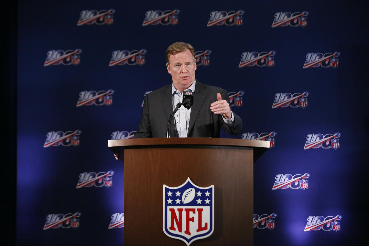 NFL Commissioner Roger Goodell.