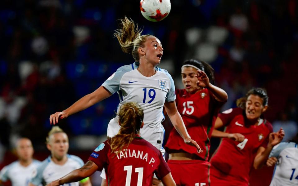 England's forward Toni Duggan - Credit: AFP