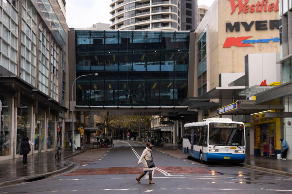 Bondi Junction Westfield has been at the heart of the latest outbreak. Source: Getty