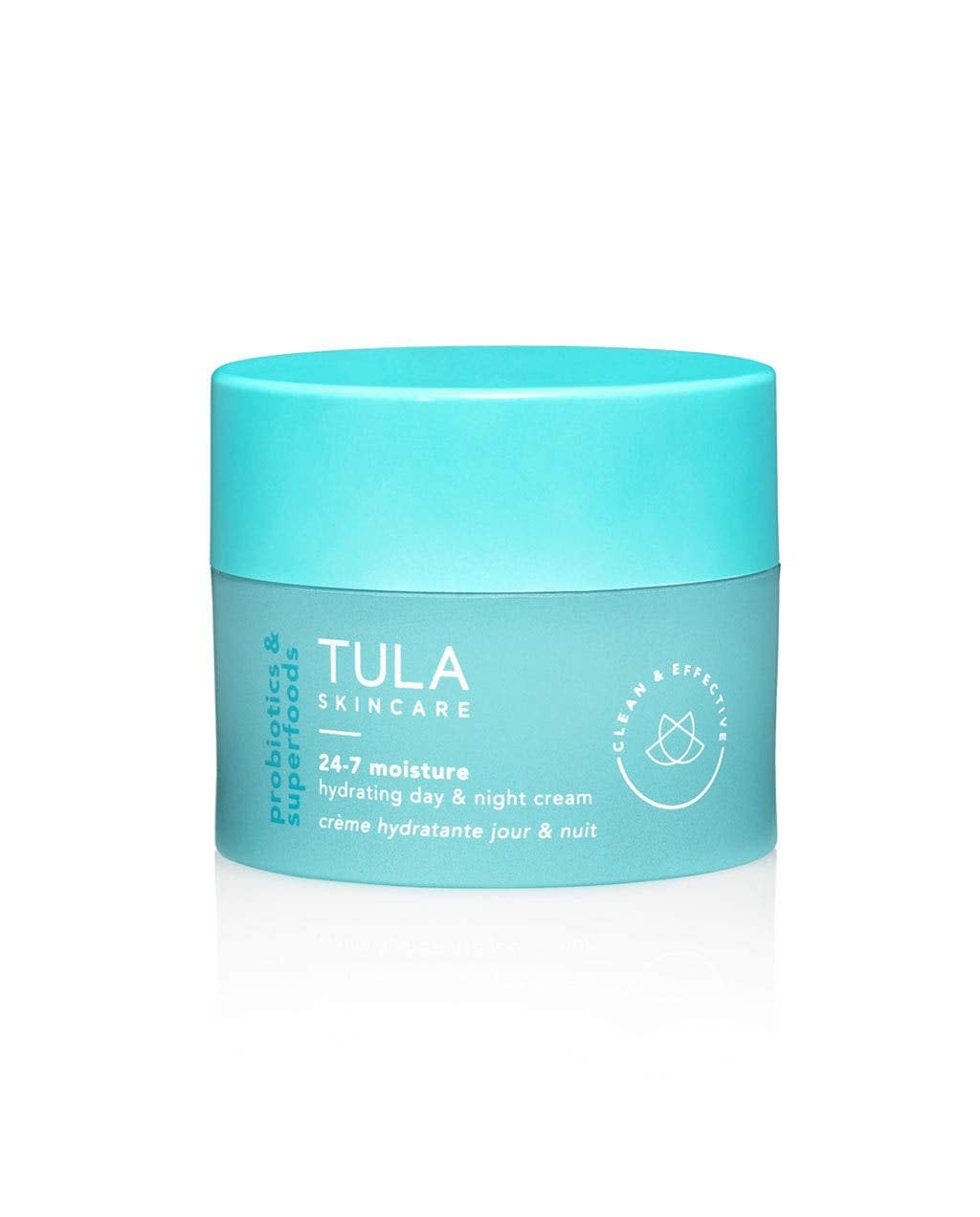 TULA Probiotic Skin Care 24-7 Moisture Hydrating Day and Night Cream | Moisturizer for Face, Ageless is the New Anti-Aging, Face Cream, Contains Watermelon Fruit and Blueberry Extract