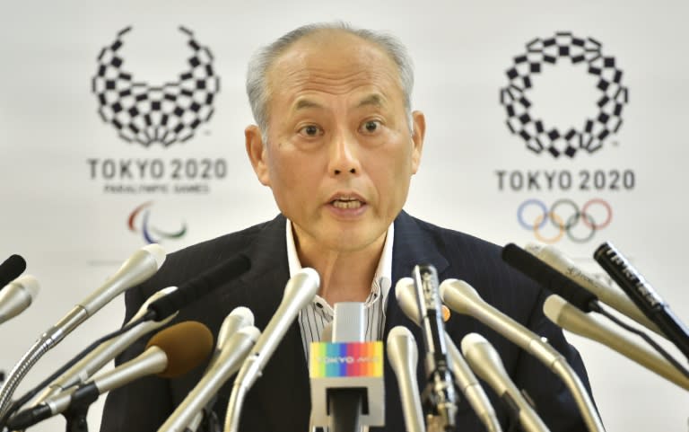 Yoichi Masuzoe holds a press conference in Tokyo on June 10, 2016