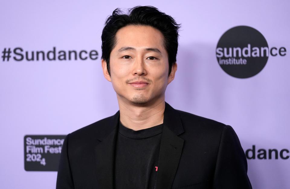 Steven Yeun in January 2024.