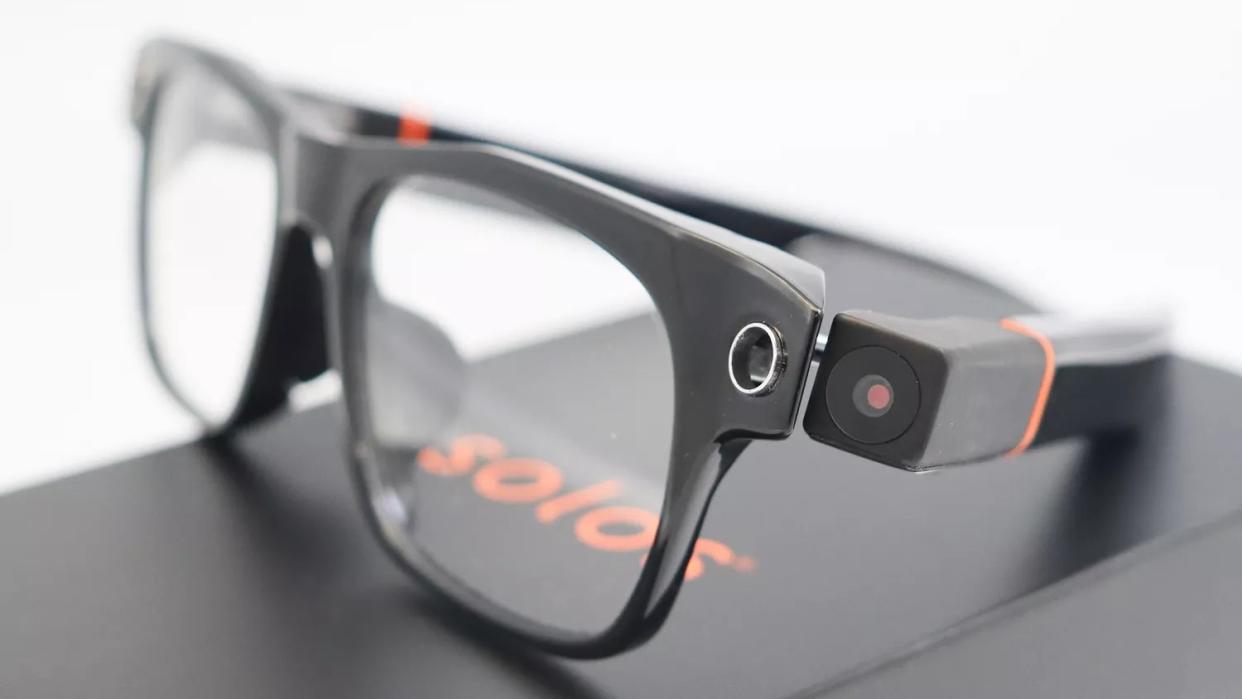  Solos AirGo Vision smart glasses. 