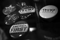 <p>Campaign buttons at the Republican National Convention Thursday, July 21, 2016, in Cleveland, OH. (Photo: Khue Bui for Yahoo News)</p>