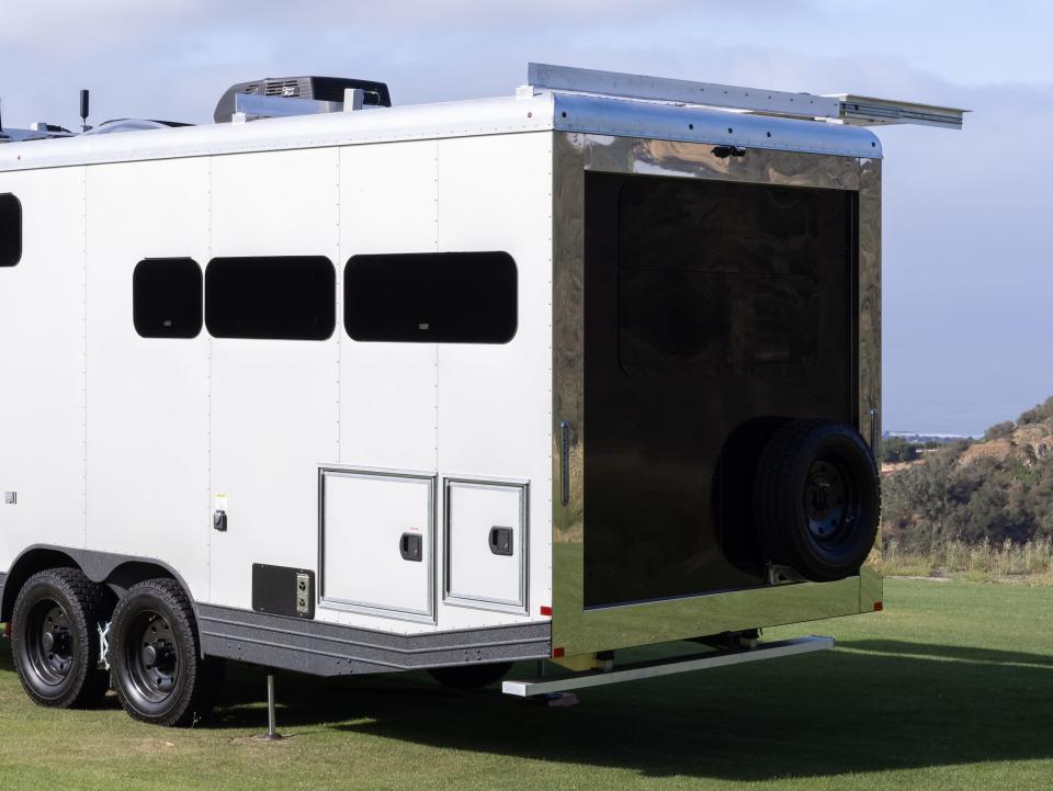 the back of the  2022 Living Vehicle trailer