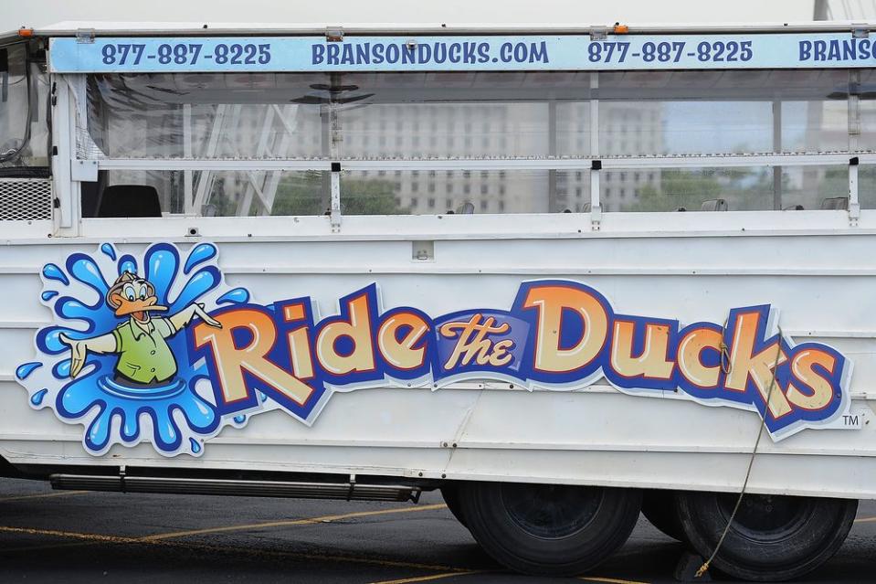 A Ride the Duck boat