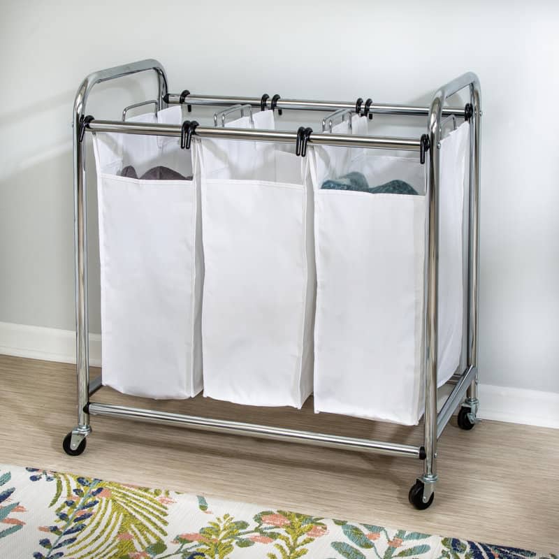 Honey Can Do Metal Rolling Laundry Sorter