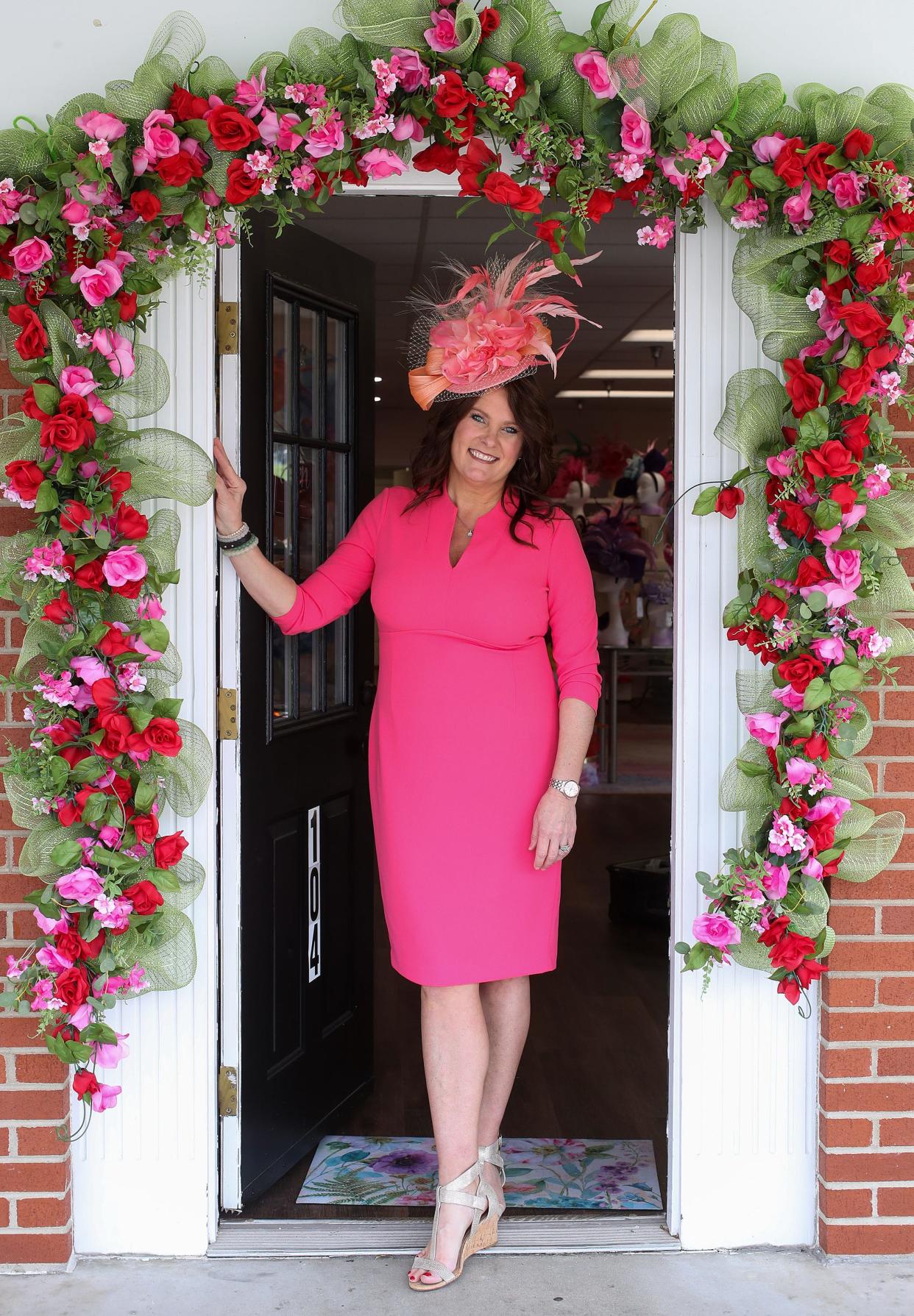 Shawn Siener, owner of Nice Hat, in her shop in Middletown.