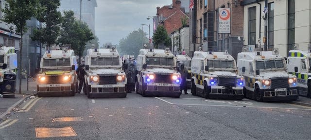 Anti-Islamic protest – Belfast