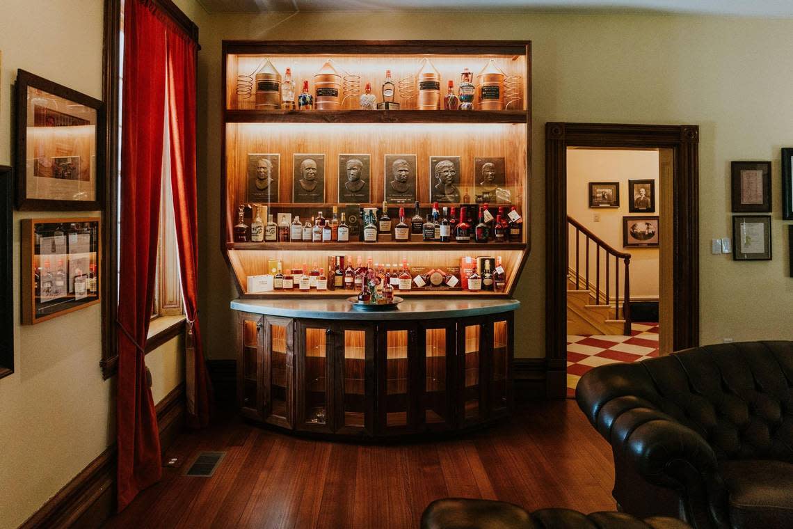 The Bar at the Samuels House, a three-bedroom bed & breakfast for the true bourbon aficionado in Bardstown.