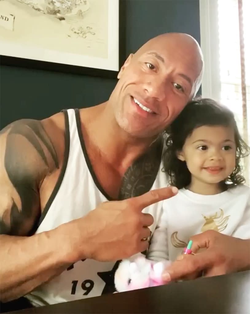 Dwayne Johnson, Tia, Daughter, Instagram