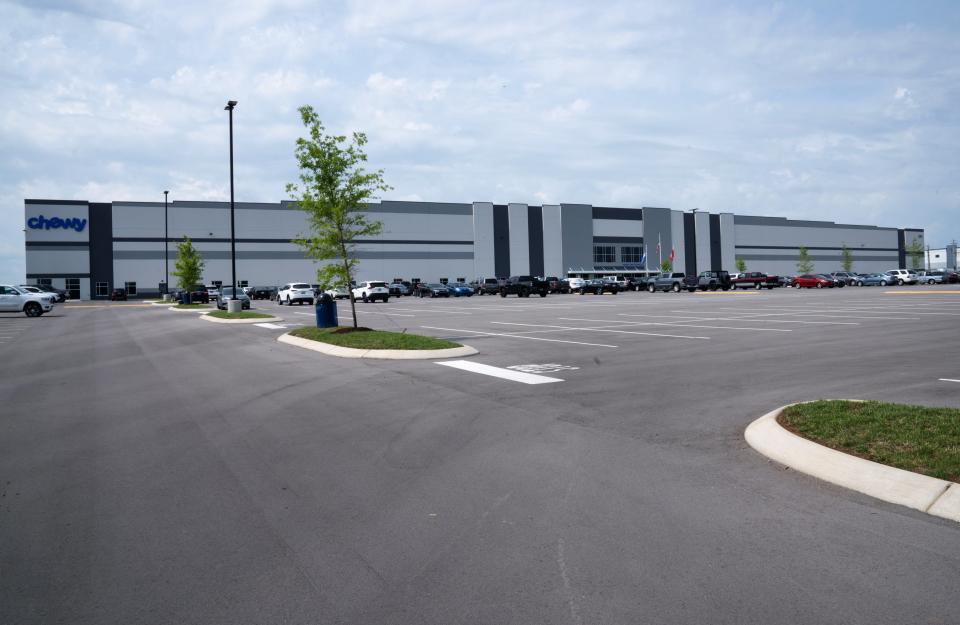 The Chewy fulfillment center at 1281 Couchville Pike in Wilson County sent out its first packages to customers in late May