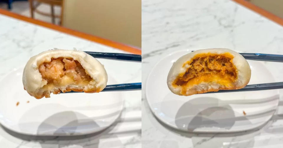 Din Tai Fung - Shrimp & Pork, Chilli Crab Pan fried Buns