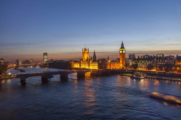 London Skyline at night