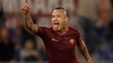 Radja Nainggolan Roma Juventus Serie A