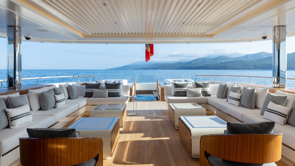 Italian shipyard Rossinavi will unveil diesel-electric motor yacht Alchemy, a collaboration with London-based design studio Vitruvius, at the four-day event. - Rossinavi