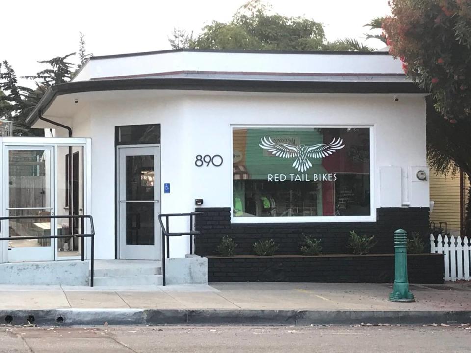 The new Red Tail Bikes shop is in a totally renovated building at 890 Main St., Morro Bay, across from Legends at the Old Circle Inn. For decades, the location of the new retail and bike repair shop had been the site of Kitty’s Kitchen restaurant.