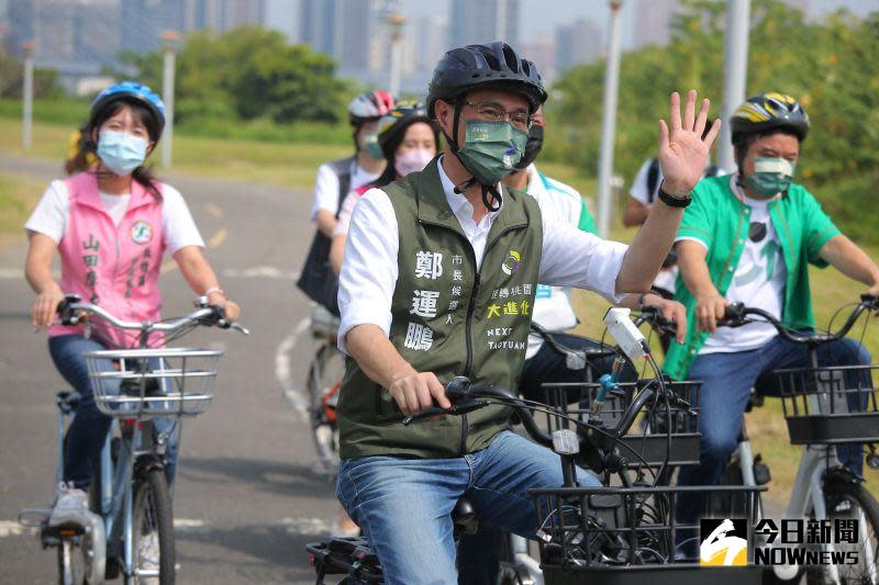 ▲鄭運鵬表示，國民黨選在桃園集結，可見現任市長鄭文燦2任8年的好成績，的確對國民黨造成非常大的壓力。（圖／記者葉政勳攝，2022.10.04）