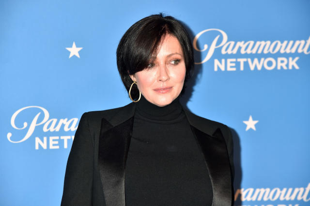 LOS ANGELES, CA - JANUARY 18:  Shannen Doherty attends Paramount Network launch party at Sunset Tower on January 18, 2018 in Los Angeles, California.  (Photo by Jeff Kravitz/FilmMagic for Paramount Network)