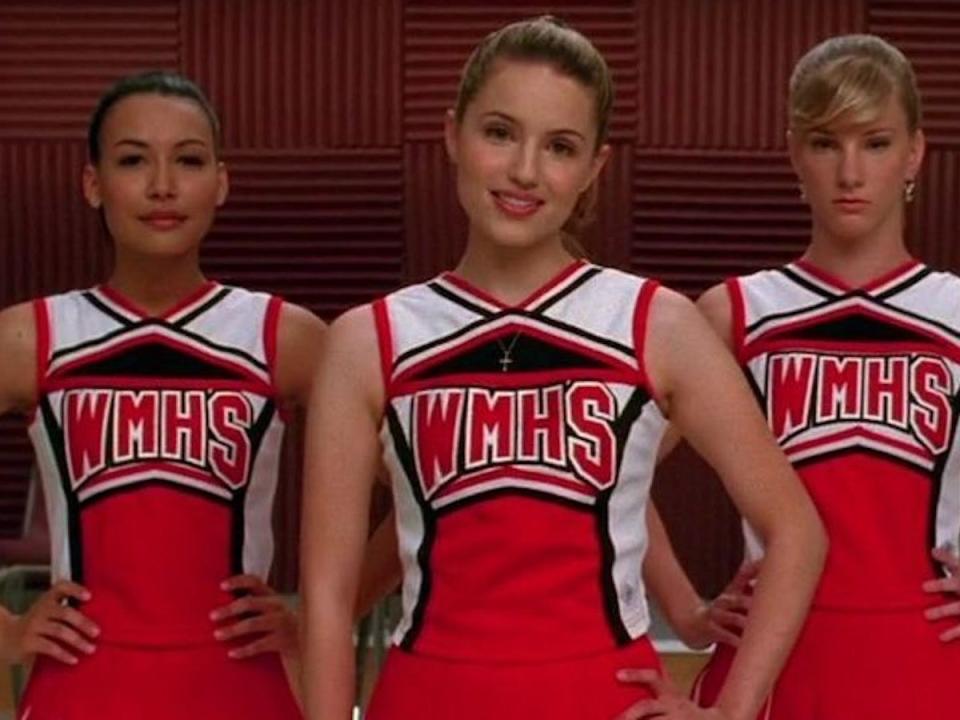 glee santana quinn brittany