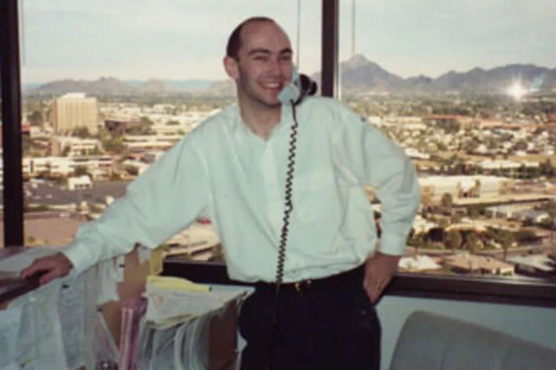 Shaun Attwood pictured during his time as a stockbroker in the US -Credit:Shaun Attwood