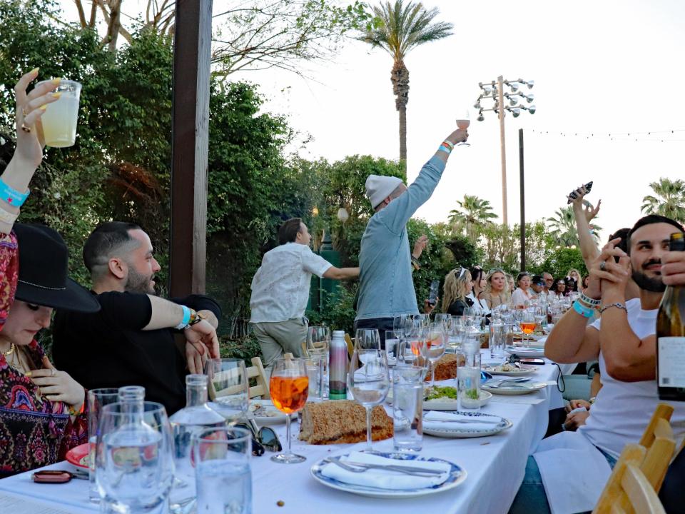 coachella rose garden dinner