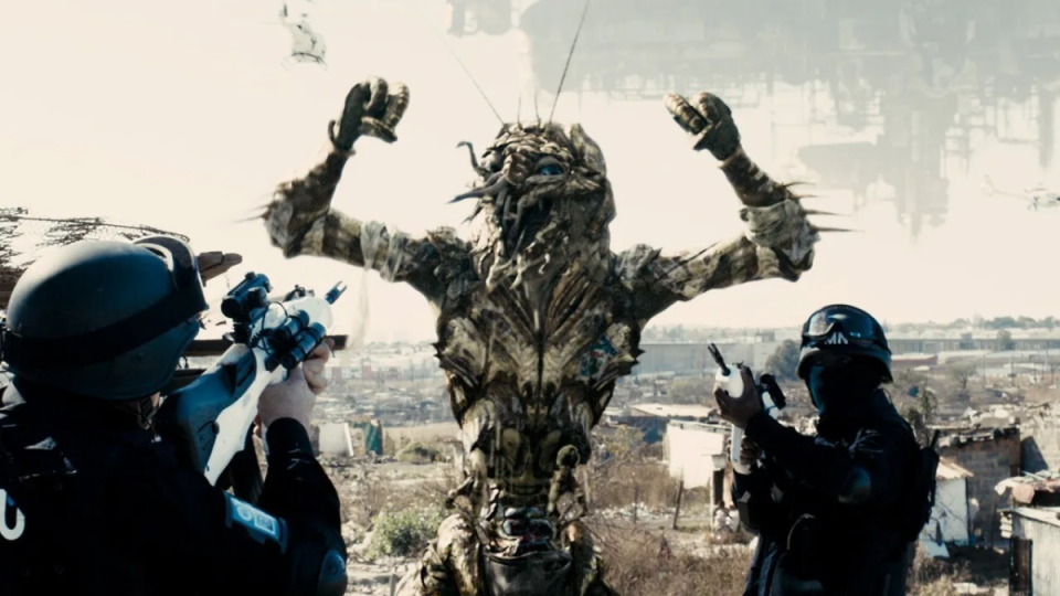 <p>Sony Pictures</p><p>Not only does <em>District 9</em> convince as a realistic depiction of what could happen to aliens if they ever came to Earth (we’d quarantine them in ghettos and harass them a lot), but also offers explosive sci-fi spectacle as government agent Wikus is exposed to their biotechnology.</p>