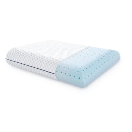 Weekender Gel Memory Foam Pillow – 1 Pack Standard Size – Ventilated - Washable Cover White