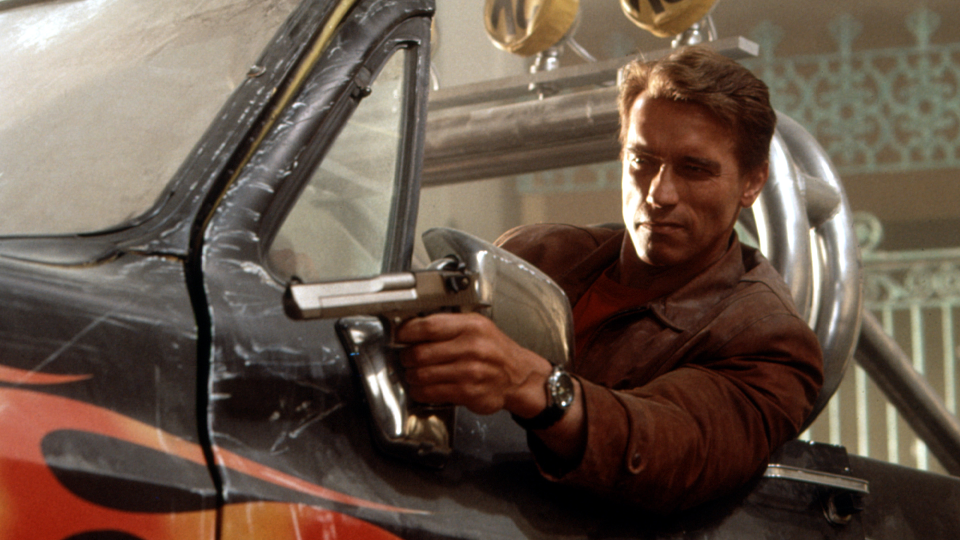 Arnold Schwarzenegger in Last Action Hero.  (Photo: Courtesy of Everett Collection)