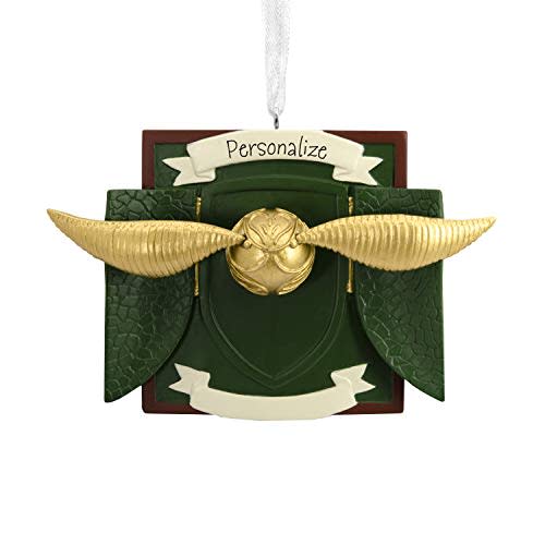 Golden Snitch Personalized Ornament