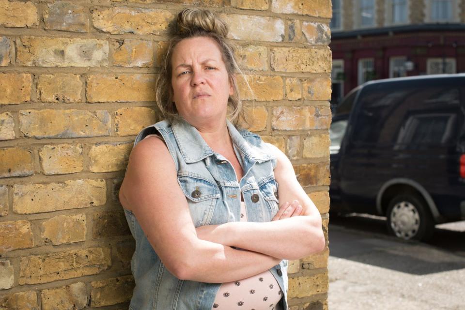 lorraine stanley as karen taylor in eastenders